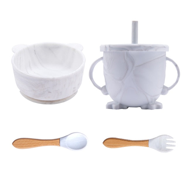 Tasse Pattes en silicone avec double poignées BÉBÉ CAJOLE